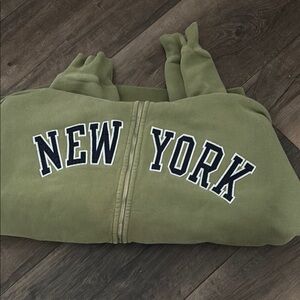 Green New York Hoodie